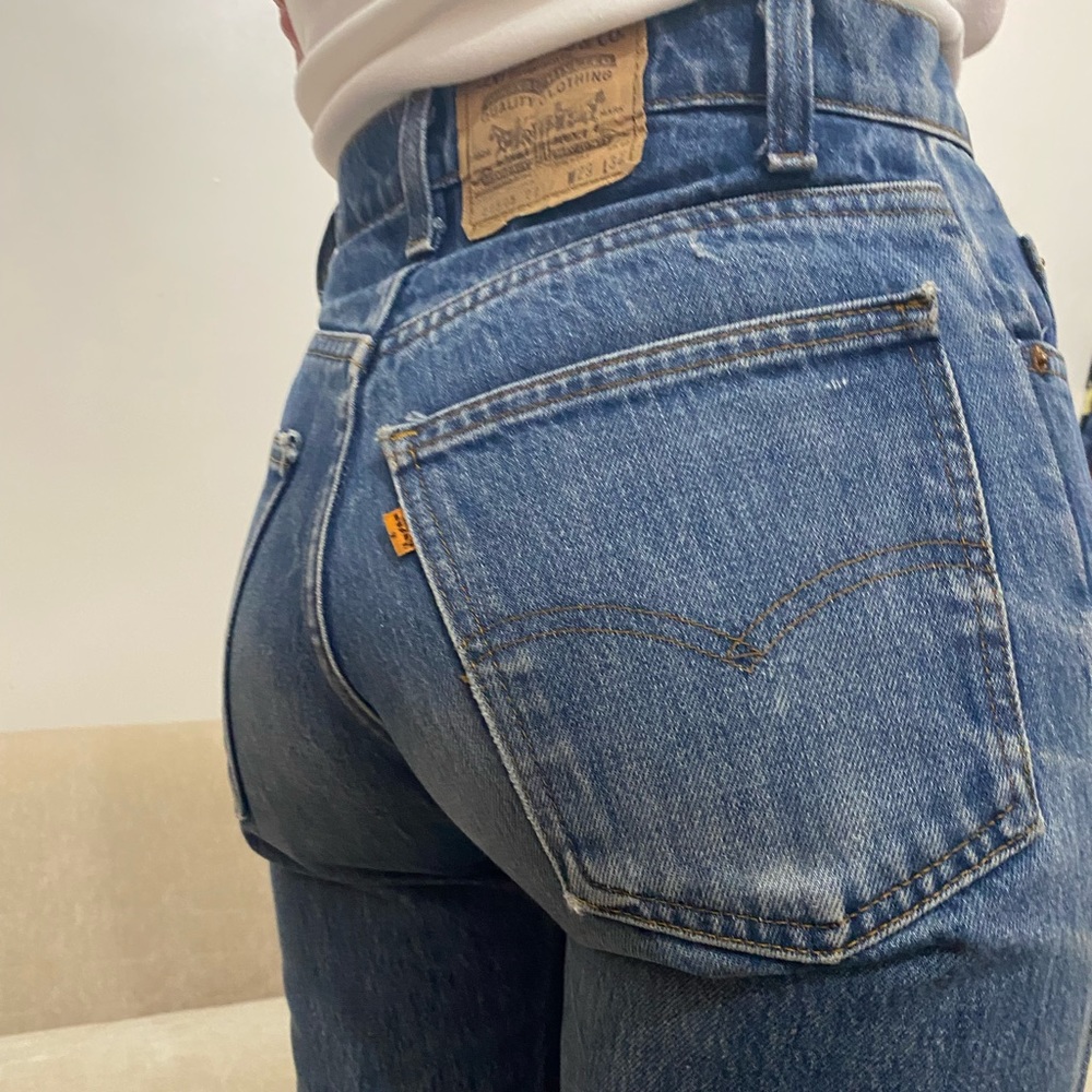 Made in the USA Orange Tab Levi 501’s